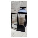 Serene Spaces Living Black Hurricane Lanterns