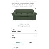 VERSAILTEX 4 Piece Stretch Sofa Covers for 3