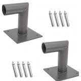 New 2 Pk. Wall Mount Bracket with Slip Fitter