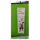Merry Christmas LED Santa Banner