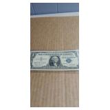 1957B  Silver Certificate Blue Seal