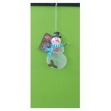 Snowman Mesh Bird Feeder