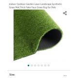 GNSWLD Realistic Artificial Grass Turf 3Feet X