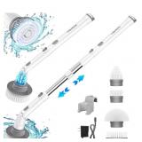 Electric Spin Scrubber, w/ Adjustable Extension