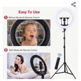 18 inch LED Ring Light with Tripod Stand Dimmable