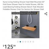 Folding Shower Seat Wall Mounted 20ï¿½ï¿½ Fold Down