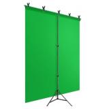T-Shape 5 X 6.5ft Green Screen Backdrop w/