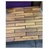 New Deck Tile Acacia Wood 12"x 24"" 6 pack