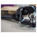 New Pintle Hitch with 2" Ball Fits 2" Receiver