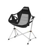 NEW King Camp Swing Camping Chair,  Black & Grey