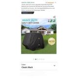 10L0L Golf Cart Cover Upgrade Extended Roof 80"