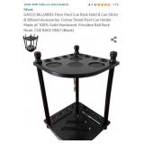 GACCO BILLIARDS Floor Pool Cue Rack Hold 8 Cue
