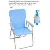High Back Outdoor Lawn Concert Beach Folding