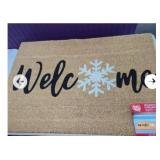 New Large Outdoor Christmas Rubber Back Mat  2