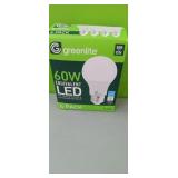 4 Pack. 60 Watt LED Lightbulbs