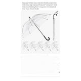 Reginary 12 Pack Clear Umbrella Wedding Style