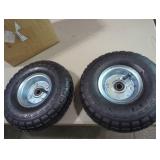 2 New  4.10/3.50-4  WheelS& Tires.( Will fit