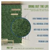 Artificial Green Wall Decor 20x20 Inch Boxwood