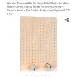 Bivpreom Peg Board Display Stand,Pegboard Display