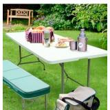 FORUP 6ft Table, Folding Utility Table,