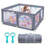Large Baby Playard, Portable, Indoor & Outdoor