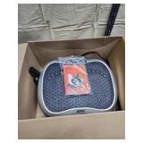 Grey- LifePro Vibration Plate Exercise Machine -