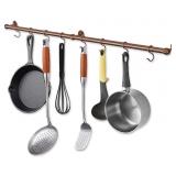 39.4" Pot & Pan Hanger Pot Rack Stainless Steel