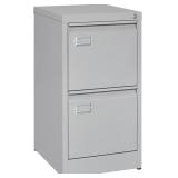 NEW 2-Drawer File Cabinet, 16.3" D, Grey