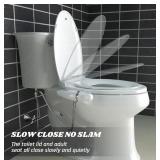 Bidet Toilet Seat With Toddler Seat Built In, 3