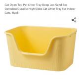 Cat Open Top Pet Litter Tray Deep Loo Sand Box
