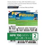 Filtrete 20x25x5 Air Filter, MPR 700, MERV 8,