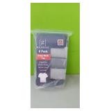 6 Pk Medium  Crew Neck tee shirts