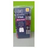 6pk. Large  Woven Boxers