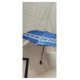 Blue Paisley Bandana Portable Automatic Umbrella