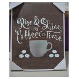 Wood "Rise & Shine it