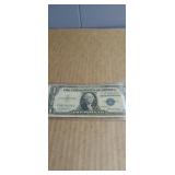 1935E  Silver Certificate Blue Seal in protective