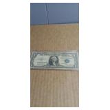 1935E  Silver Certificate Blue Seal in protective