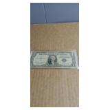 1935E  Silver Certificate Blue Seal in protective