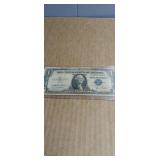 1935D Silver Certificate Blue Seal in protective