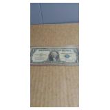 1935F  Silver Certificate Blue Seal in protective