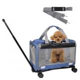NEW Pet Carrier w/ Wheels, Airline Approved,