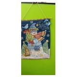 26" x 35" Fiber Optic Wall Hanging  "Peace on