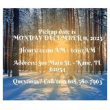 Payment & Location Info