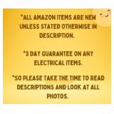All Amazon Items Are NEW Unless Otherwise Stated