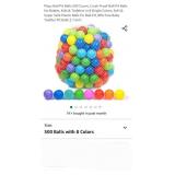 Playz Ball Pit Balls 500 Count, Crush Proof Ball