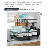 Dish Drying Rack for Kitchen Counter, Detachable