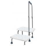 New Step Stool with Handle and Non-Skid Platform,