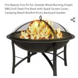 Fire Beauty Fire Pit for Outside Wood Burning