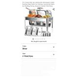 PYY 9 Quart Roll Top Chafing Dish, Rectangular