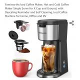 Famiworths Iced Coffee Maker, Hot and Cold Coffee